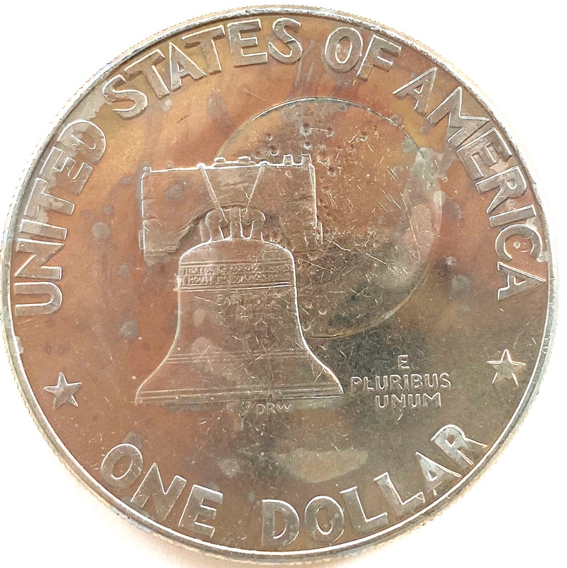 1976-P-Clad-Ike-Dollar-Several-Possible-Damages-Or-Errors?