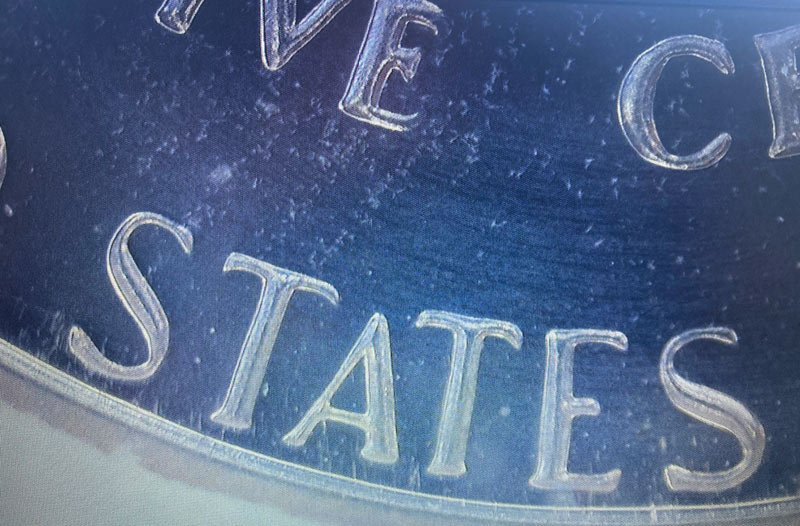 1969-S-Proof-Nickel---Heavy-Thickening-At-The-Base-Of-The-Type-Variety,-Damage-Or-An-Error?