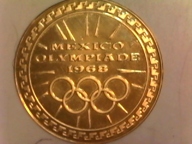1968-Gold-Olympic-Medallion-From-Mexico-Identification