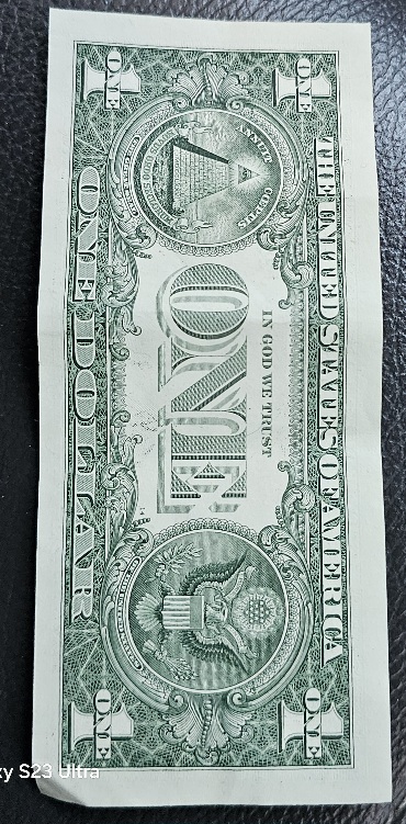 2021-$1-George-Washington-Bleeding-Through-On-Reverse