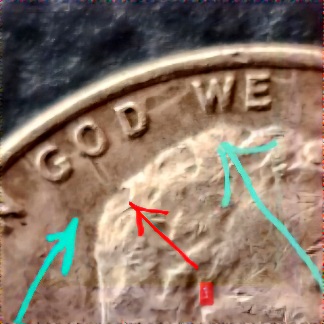 1975-Penny-Multi-Strikes-On-Obverse