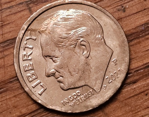 2022-Dime-Off-Center-Strike-OBV-Missing-Planchet-Reverse