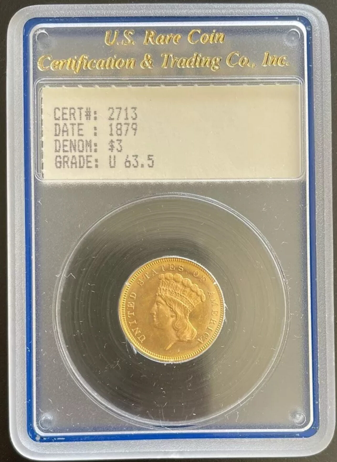 1879-$3-Indian-Princess-Very-Old-Grading-Company-Help-Please!