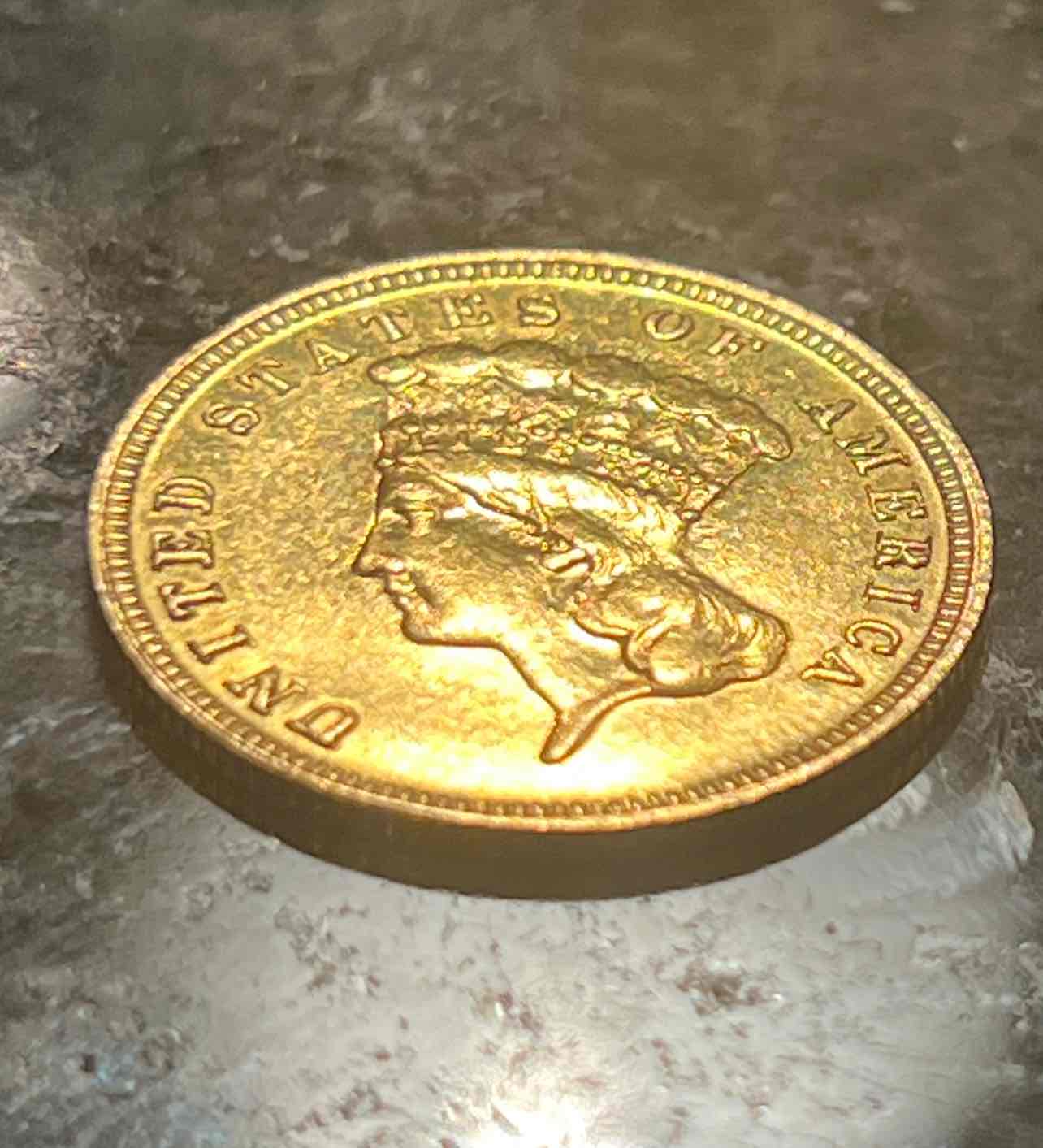 1882-$3-Gold-Coin---Authentic?