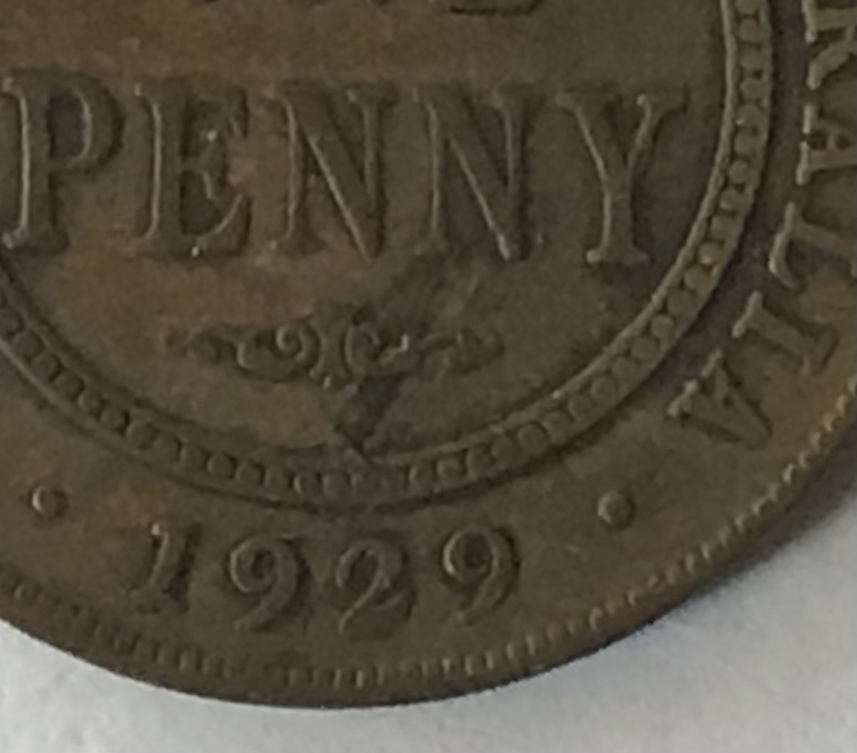 Australian-1929-One-Penny-Die-Marks