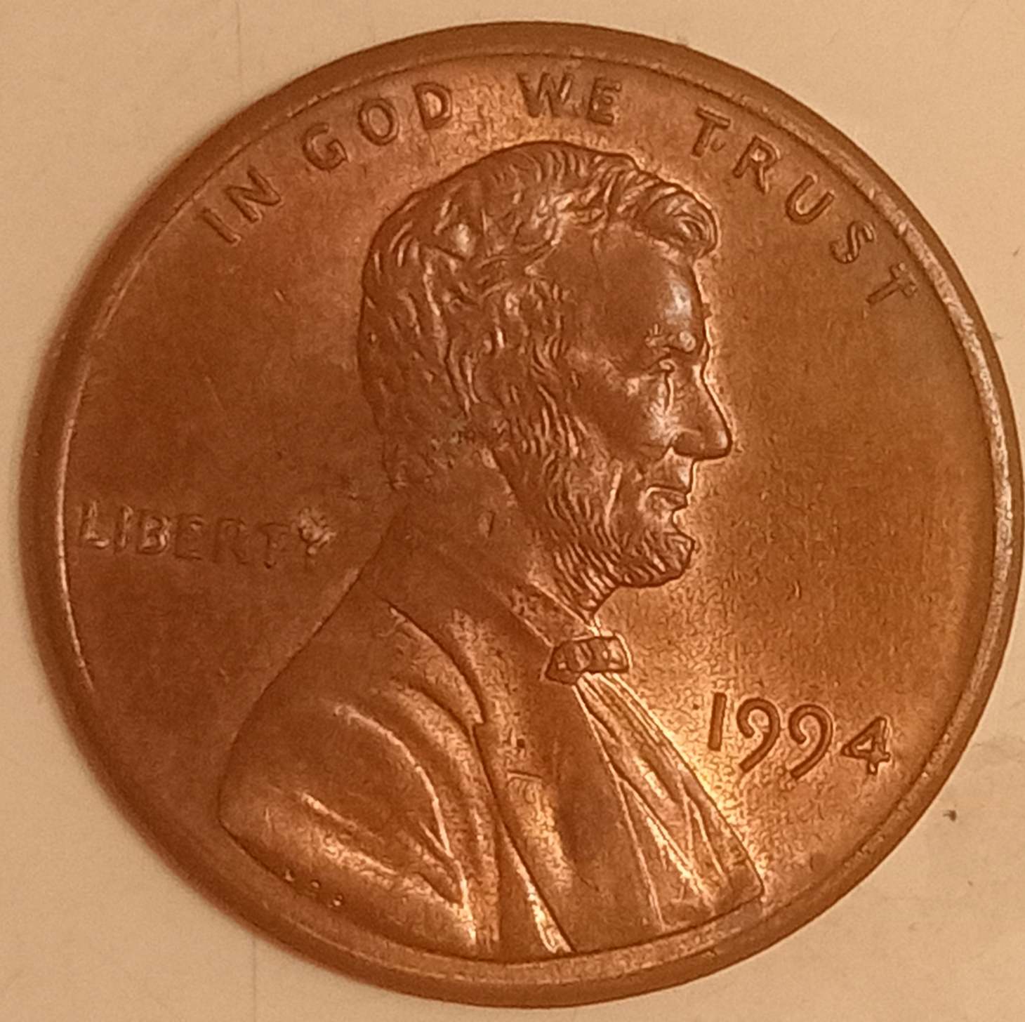 1994-P-LMC:-Die-Scrapes-From-Feeder-Finger-Damage-On-Reverse.