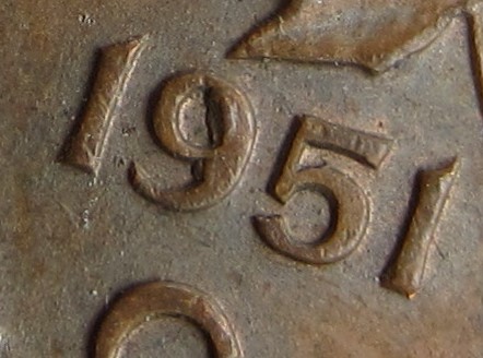 1951-1c-Harder-To-Find-Zoell-Type:p75-O