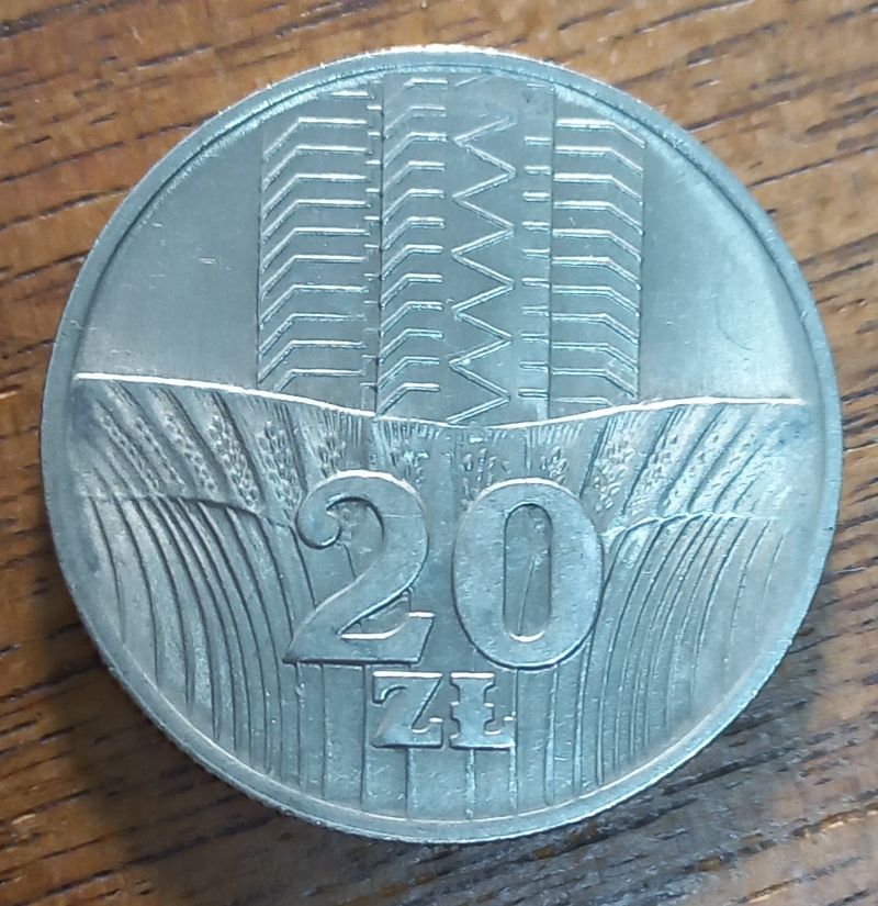 Poland,-20-Zlotych-1973,-Very-Strange-DDR