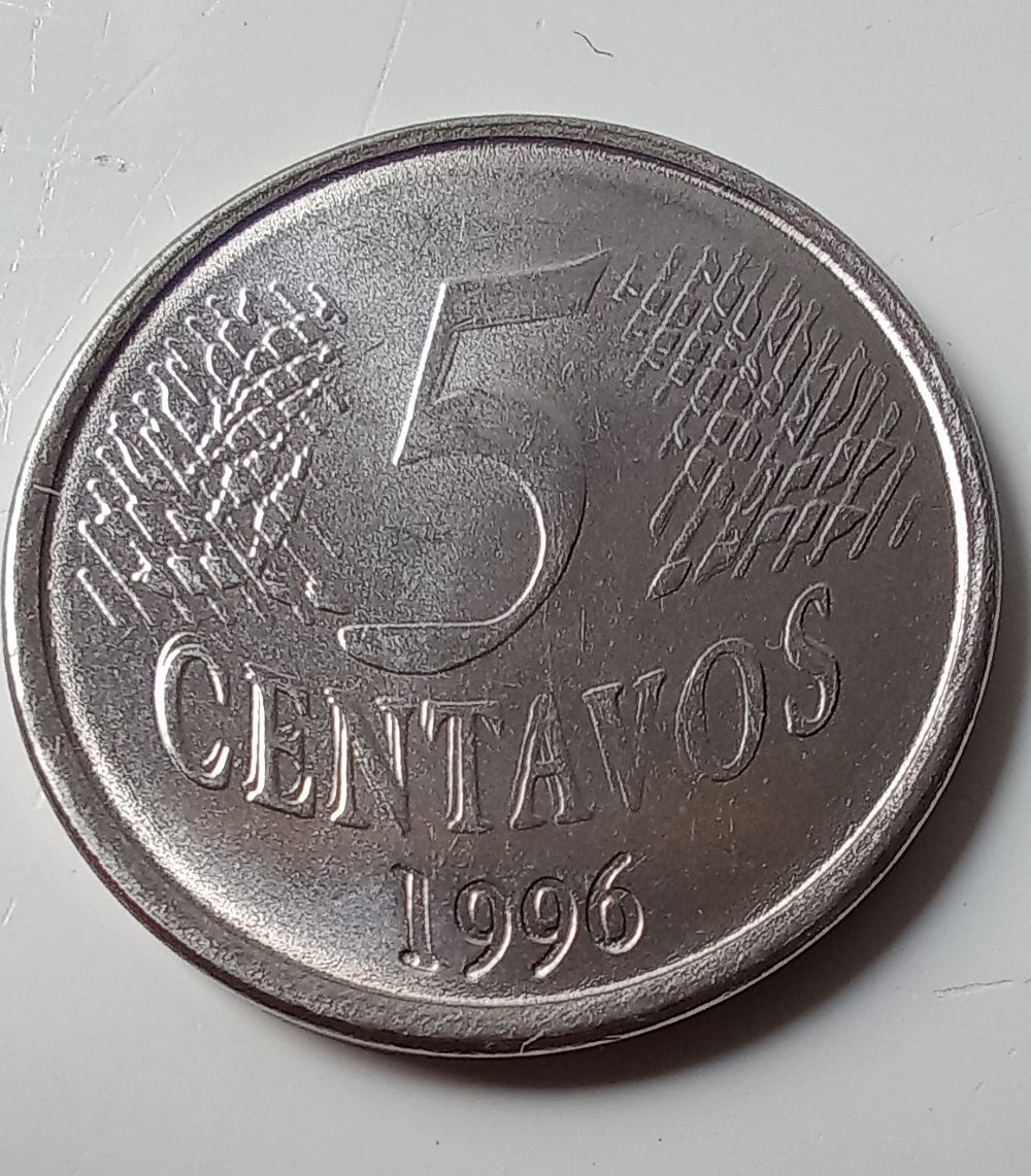Brazil,-5-Centavos-1996-DDR