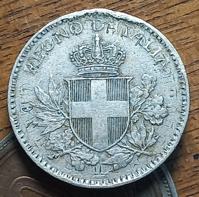 Another-1918-Italian-20-Centesimi---Overstruck-On-KM#28
