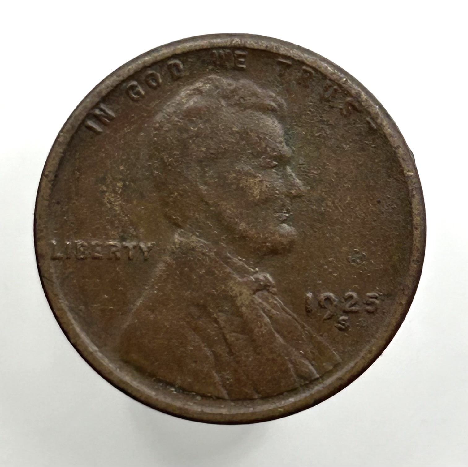 1925-S-Lincoln-Wheat---Lamination-Or-In-A-Fire?