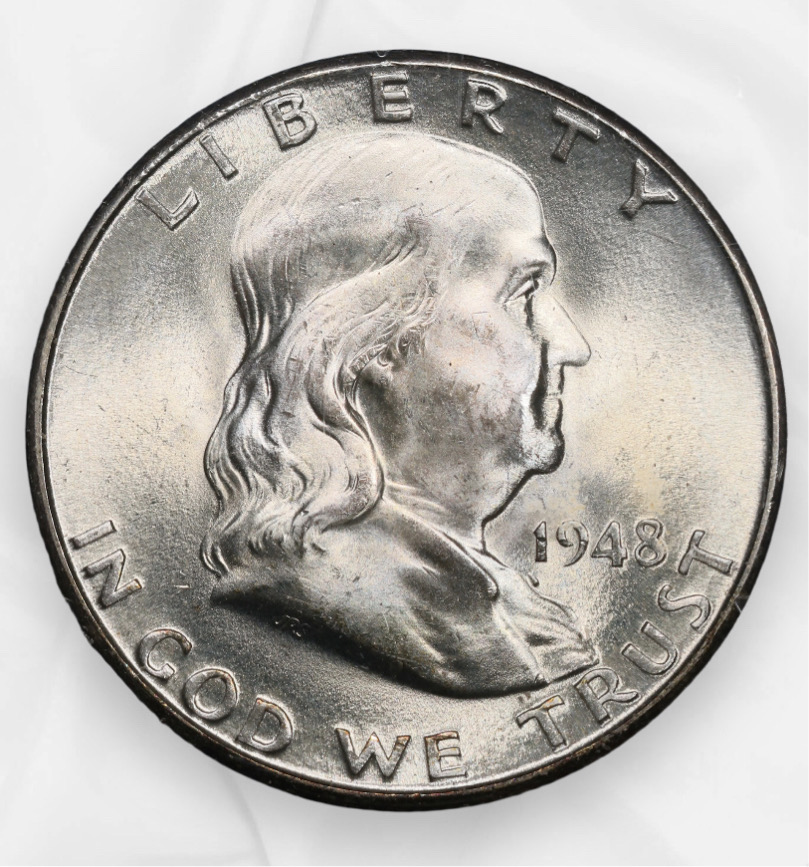 1948-D-Franklin-Half-Dollar---FBL?