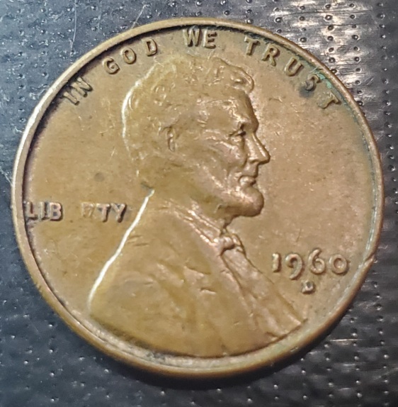 So-I-Found-This-1960-D-Lincoln-Penny-.-Missing-The-E-And-Partially-The-R.-Any-Value-On-This.