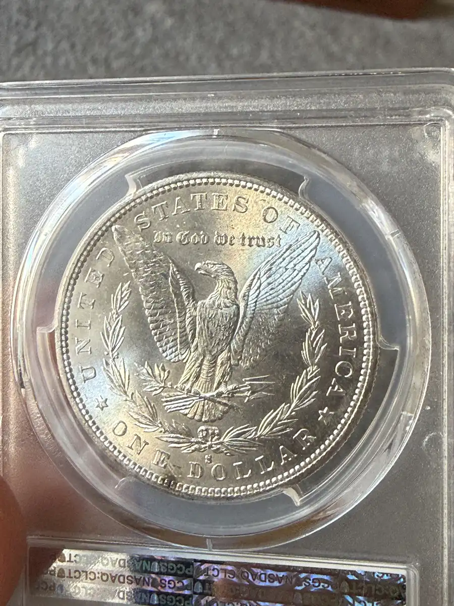 PCGS-MS-66+-1882-S-Morgan-$1