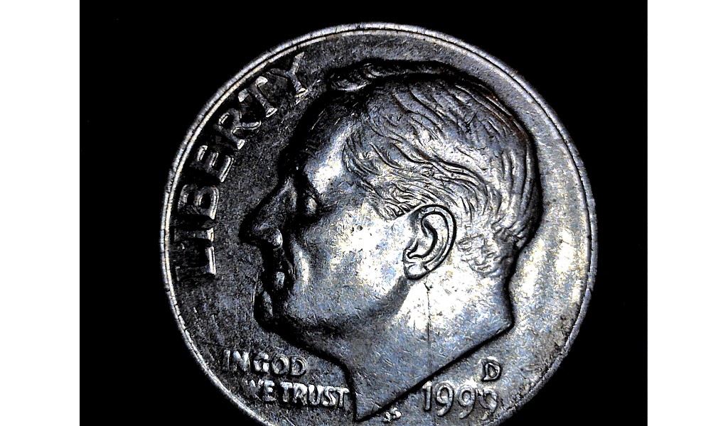 1999-D-Dime-Die-Crack-From-Rim-To-Ear?
