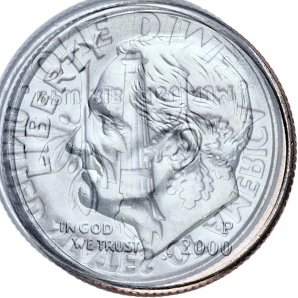 2000-P-Roosevelt-Dime-Interesting-Die-Clash