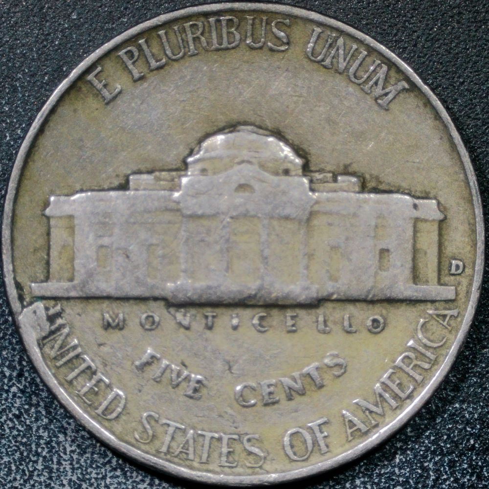 1942-D-Type-1-Nickel:-Very-Minor-Lamination-And-PMD?