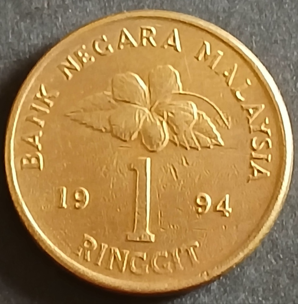 Malaysian-1-Ringgit-Coin-Demonitized-In-2005-Error