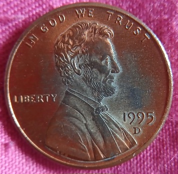Lincoln-Cent-1995-D-With-Shadowy-Lines-In-The-Liberty.