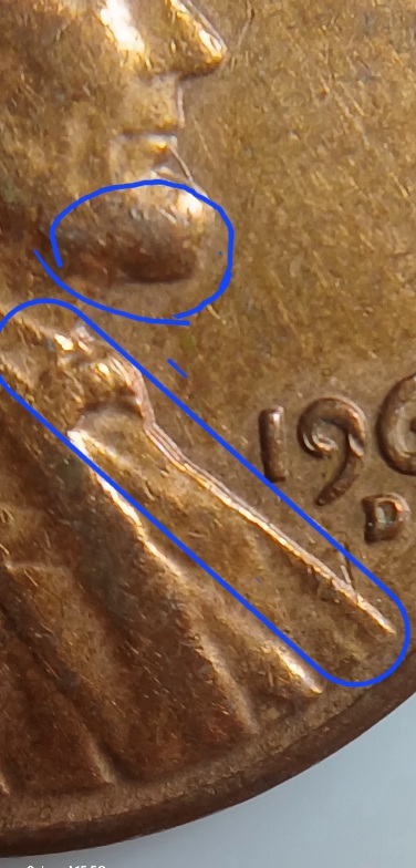 Lincoln-Cent-1961-D-Checking-For-Repunched-And-Doubling.