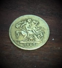 Bramick-And-CO-Germany-Golden-Crown-1887-Coin?-Spiele-Munze-Then
