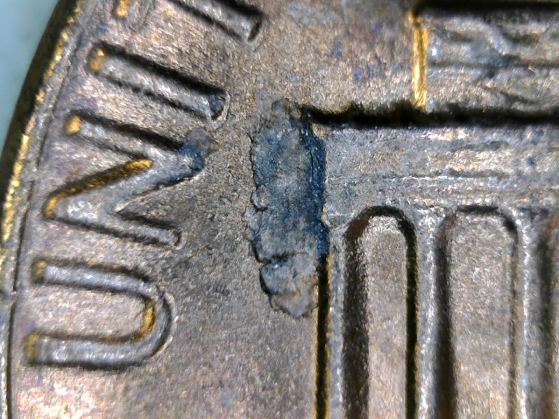 1978-P-BU-LMC-Reverse-Blob-Of-Metal...or-Foreign-Material?