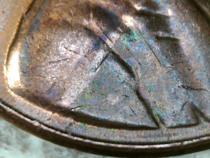 1958-P-LWC-Beautiful-Cracked-Skull!
