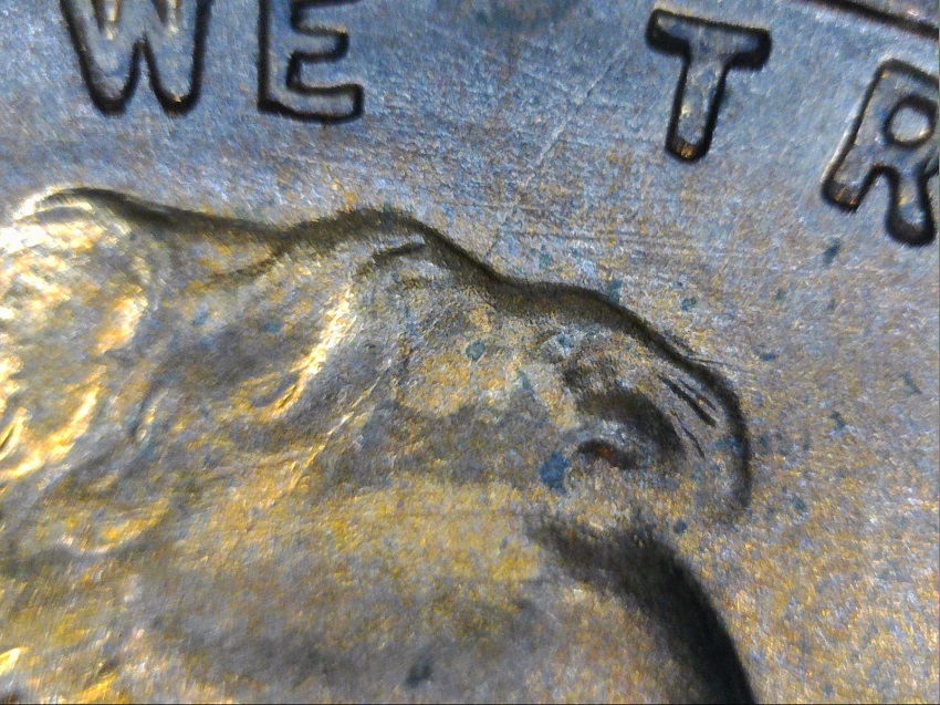 1944-D-BU-Wheat-Cent-D/D-West-&-Spike-Head!