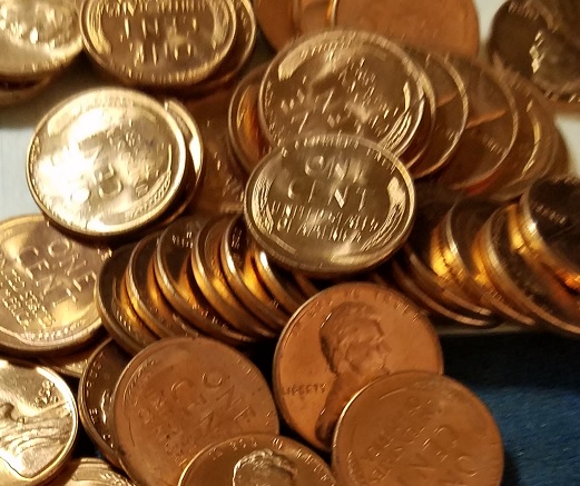 1958-D-BU-Wheat-Cents---1-St-Coin-Was-A-