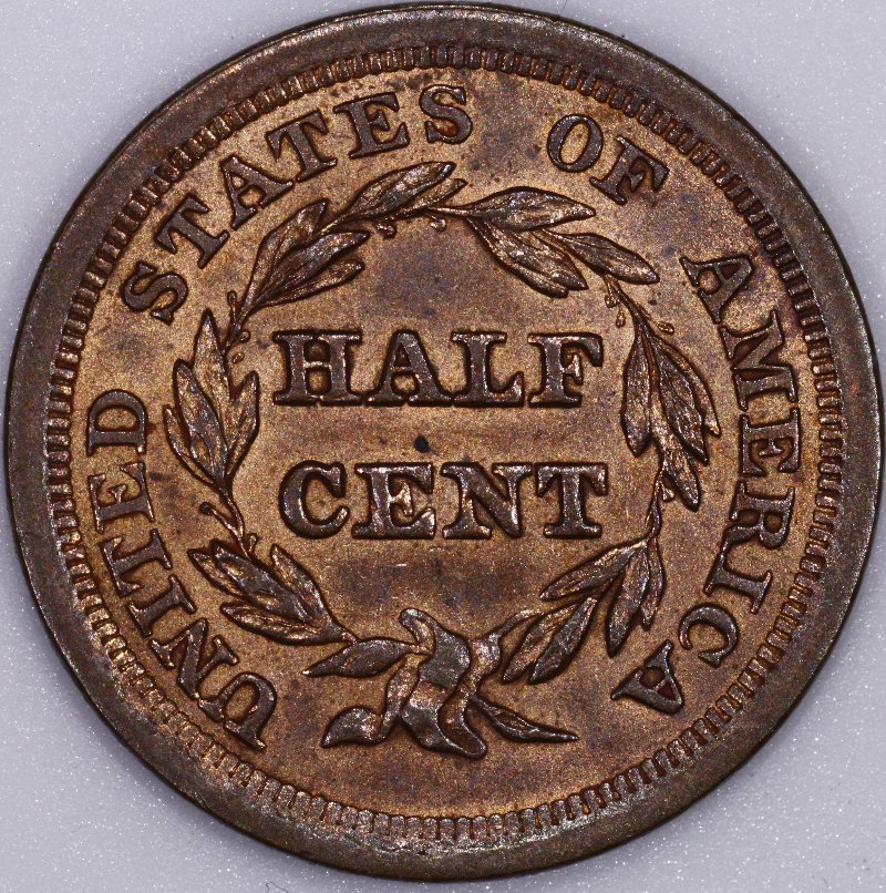 1857-Half-Cent-For-Grading