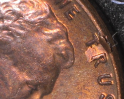1960-D-Small-Date-LMC-Retained-Lamination-Then-Dropped-Coin-!