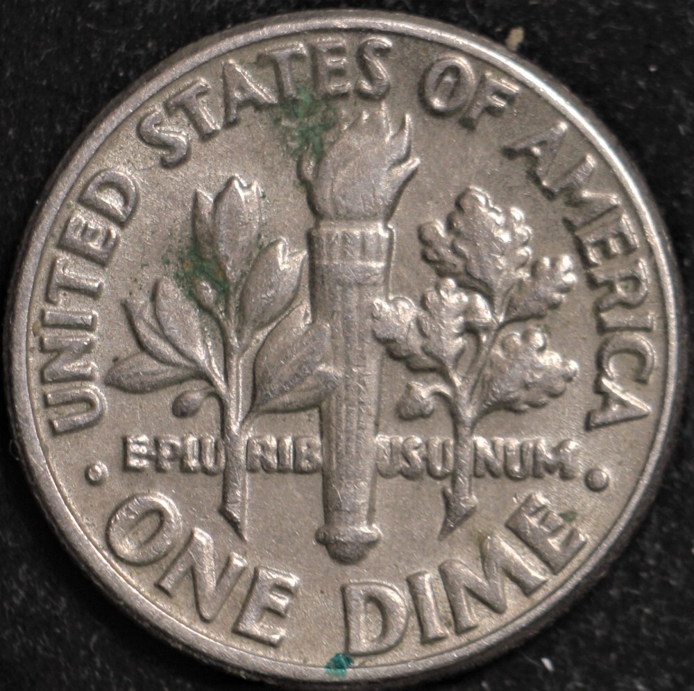 1965-19?-Denver--Roosevelt-Dime-Broadstruck-Or-Matted-Pair?