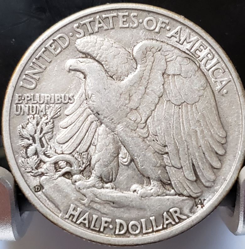 1936-D-Walking-Liberty-Half-Dollar,-Grade-Please