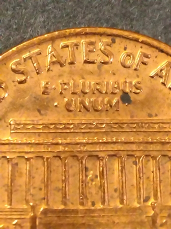 1969-Lincoln-Cent-Deformed-Micro-FG-&-Possible-Double-Die