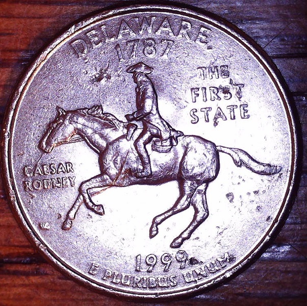 1999-Delaware-Quarter---Spitting-Horses