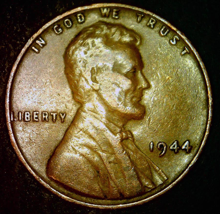 1944-P-Lincoln-Wheat-Cent---Cud-Or-Bent-Rim-Fin?