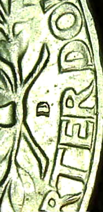 1964-D-Quarter---DDR-With-Stain