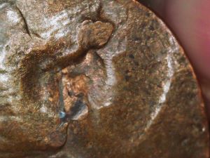 1941-D-Wheat-Penny--Lots-Going-On-PMD,-Lamination-Or-Run-Over-By-Truck