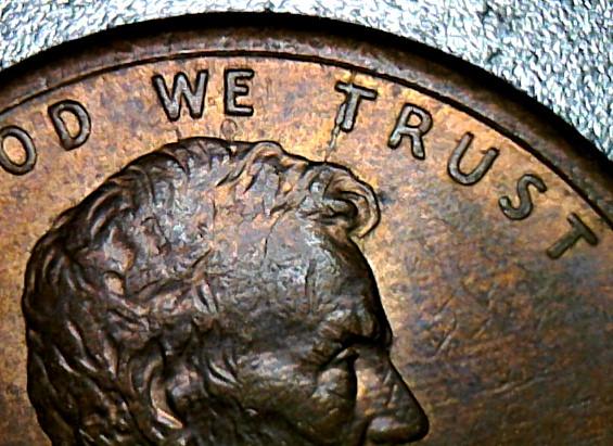 1991-P-Lincoln-Cent,-Front-Die-Crack-Verification