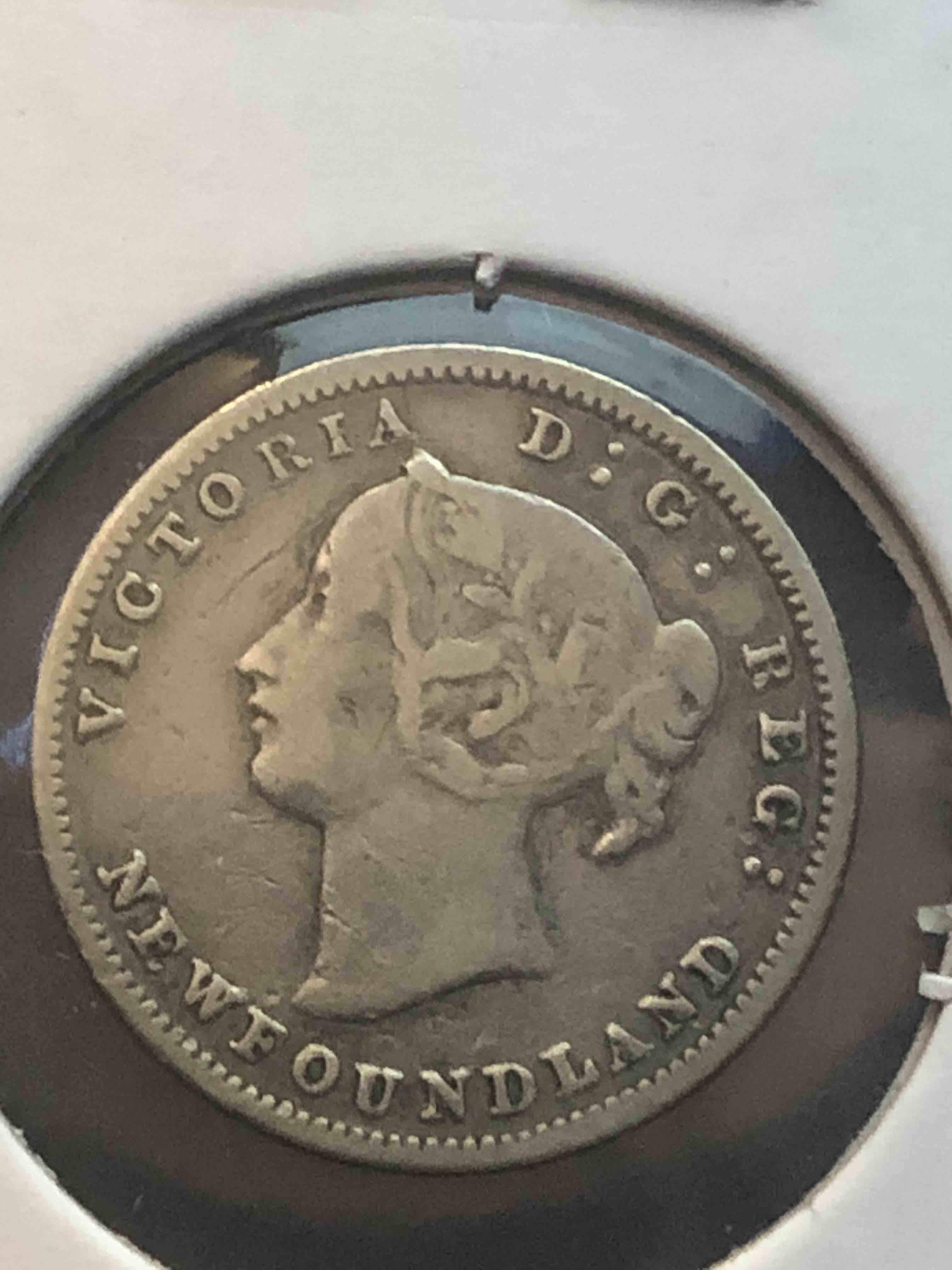 1888-Newfoundland-5-Cent,-Obverse-2