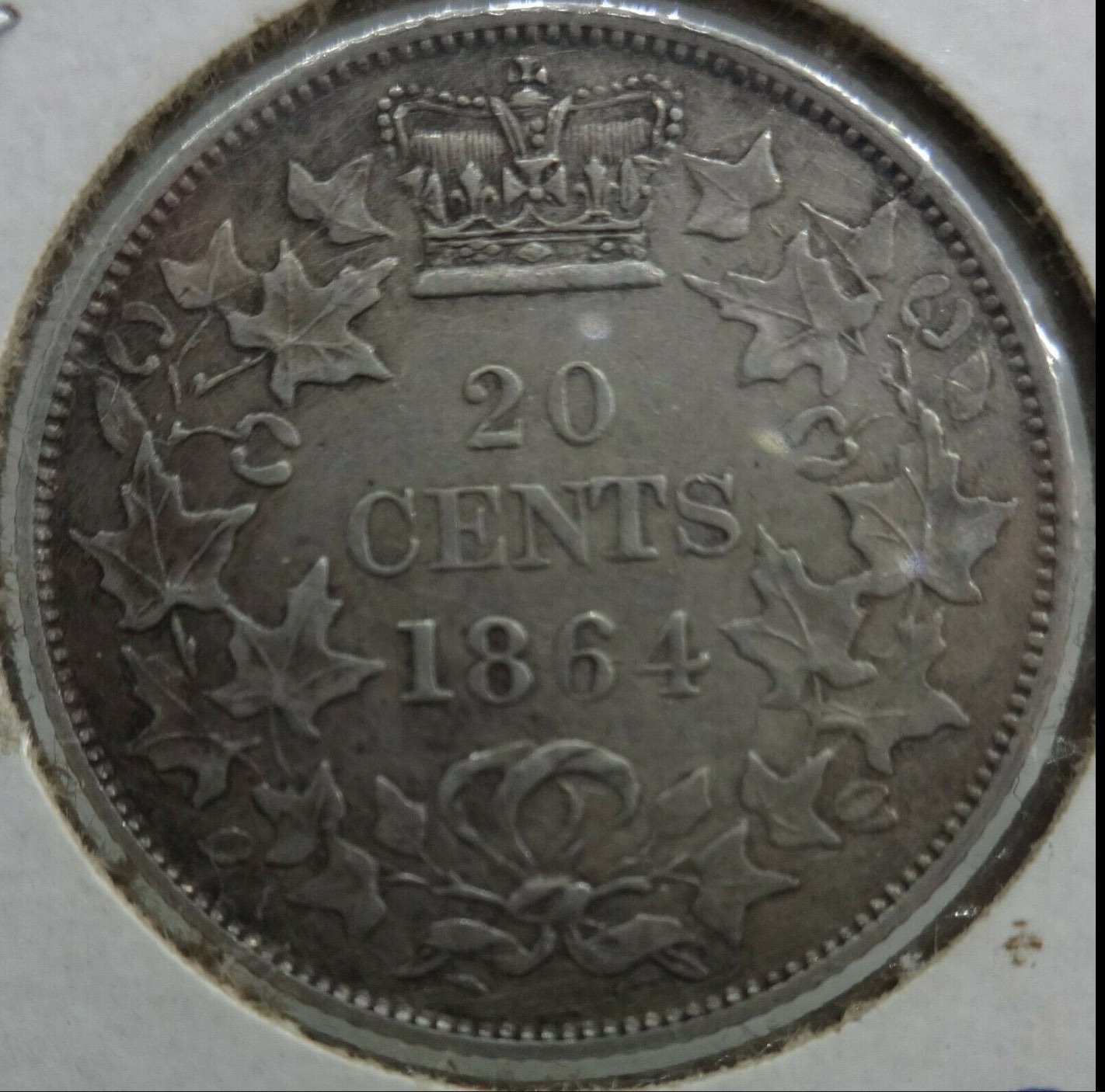 1864-New-Brunswick-20c---A-Bargain?