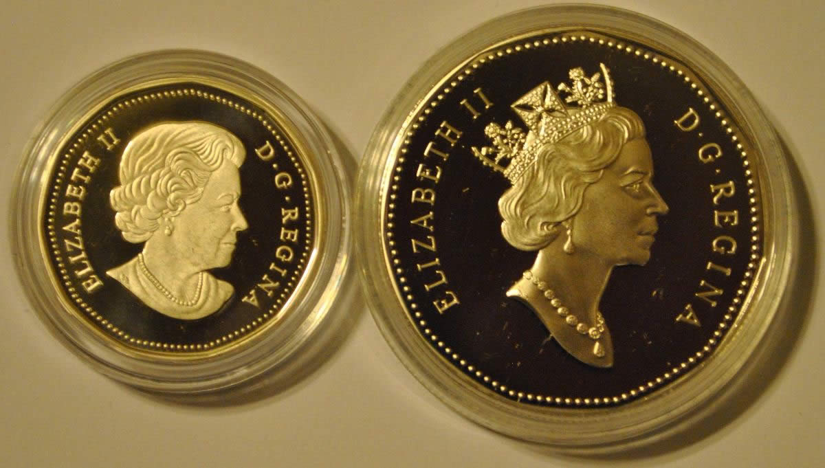 1997-Sterling-Silver-Flying-Loon-10th-Anniversary-Of-The-Loonie