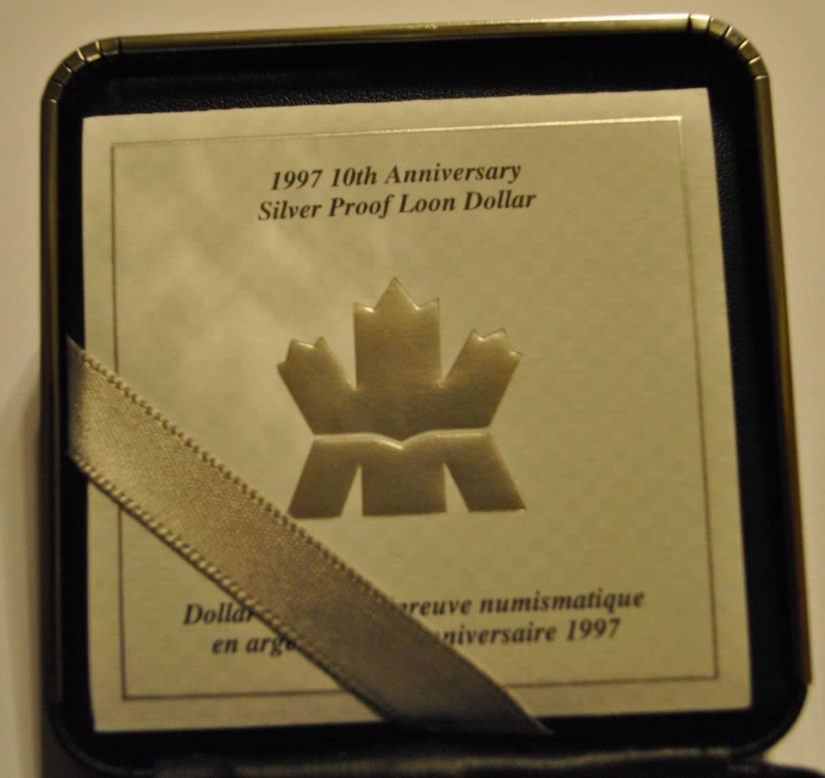 1997-Sterling-Silver-Flying-Loon-10th-Anniversary-Of-The-Loonie