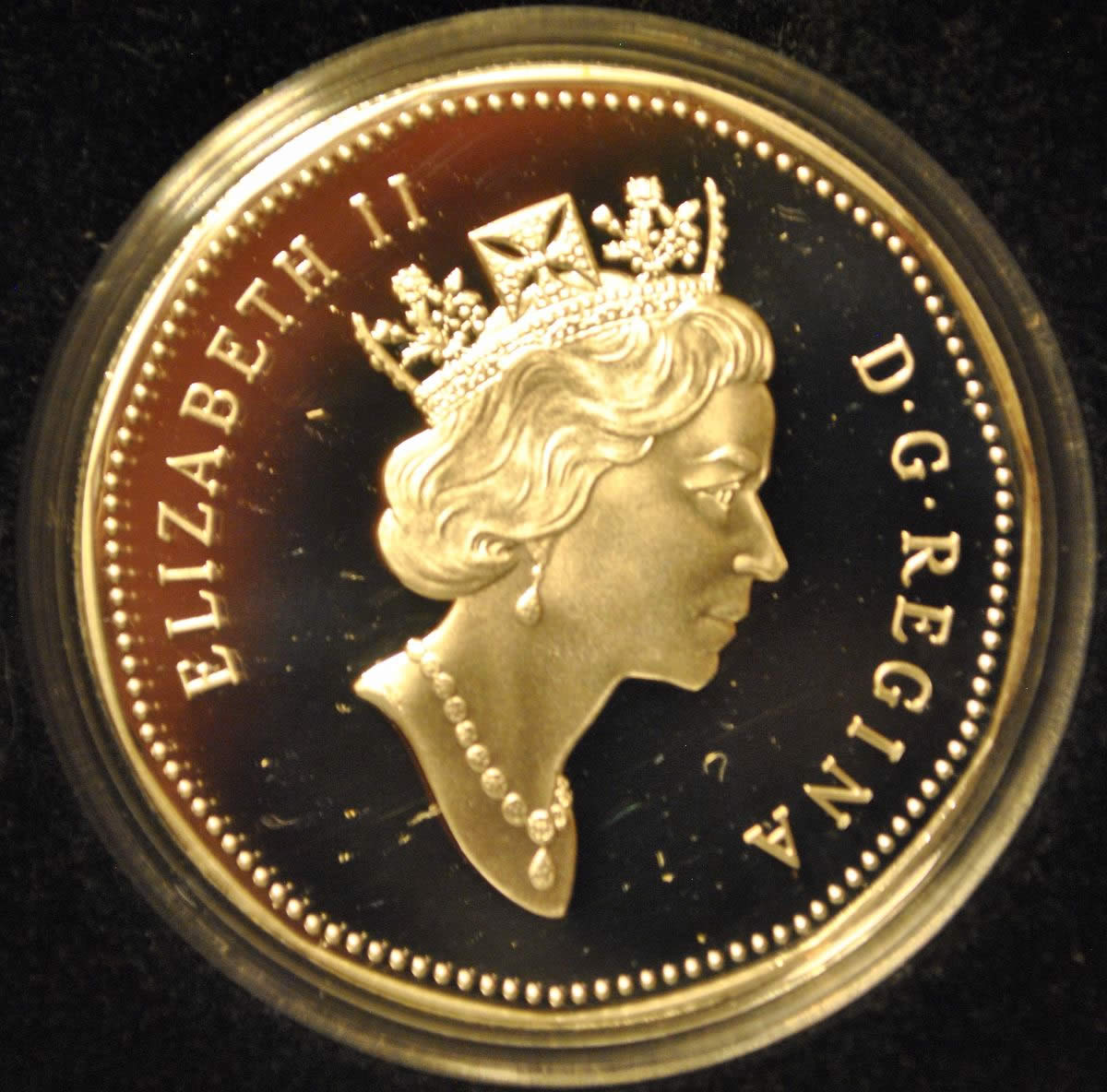 1997-Sterling-Silver-Flying-Loon-10th-Anniversary-Of-The-Loonie
