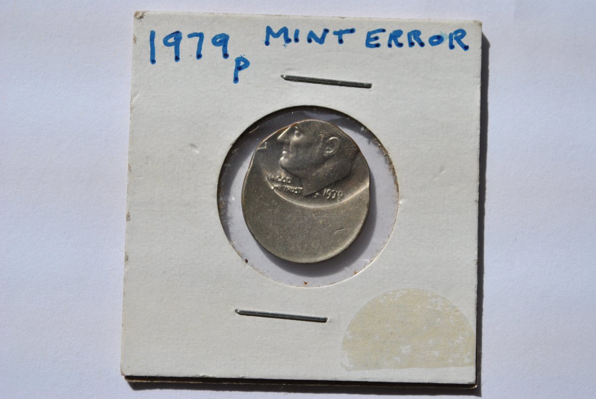 1979-Roosevelt-Dime-Offset-By-50%-Proto-Rim-Indicated