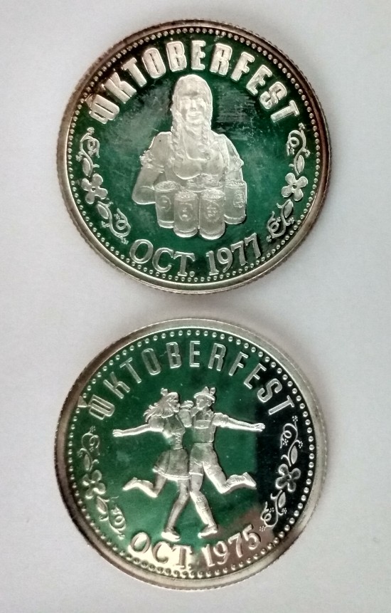 Kitchener-Waterloo-Tokens-1973,-1978,-1981,-1983