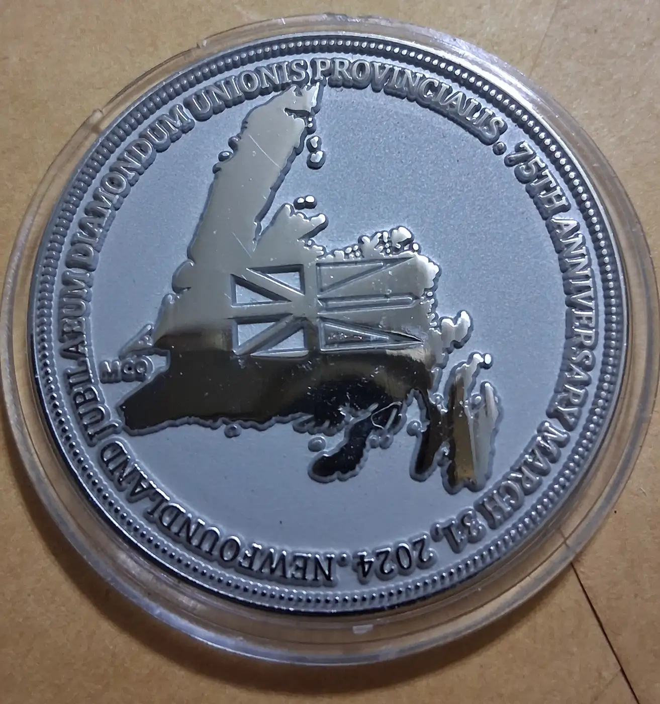 75th-Anniversary-Of-Newfoundland-In-Confederation-March-31,-2024-Token