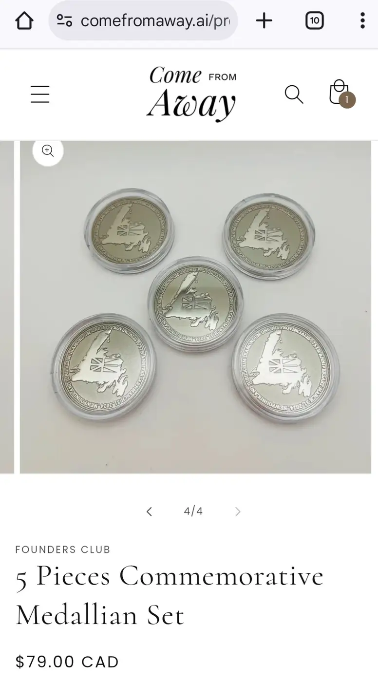 75th-Anniversary-Of-Newfoundland-In-Confederation-March-31,-2024-Token