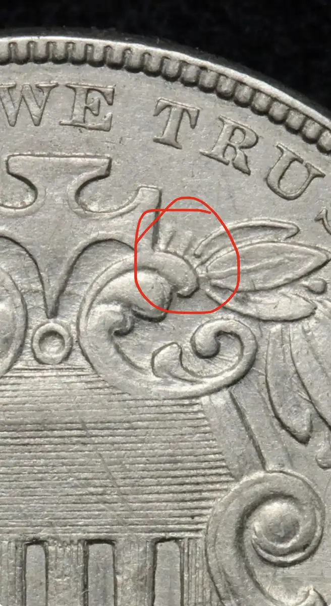 Possible-1867-No-Rays-Shield-Nickel-Obverse-Clashed-With-Rays