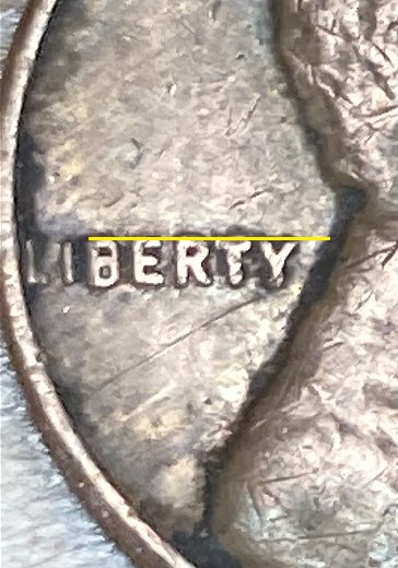 1962-D-Lincoln-Penny-Dropped-Y-In-Liberty